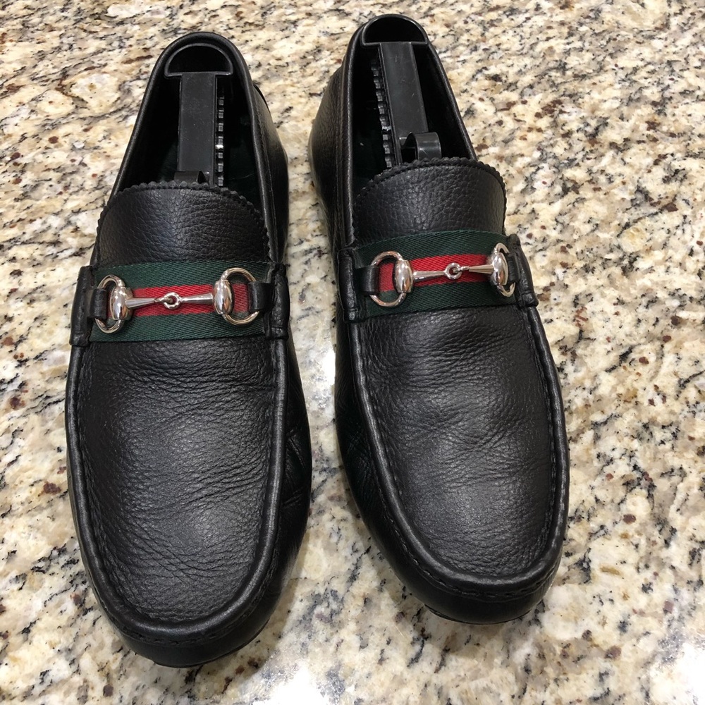 Men’s Black Gucci loafers Size 9 (US)